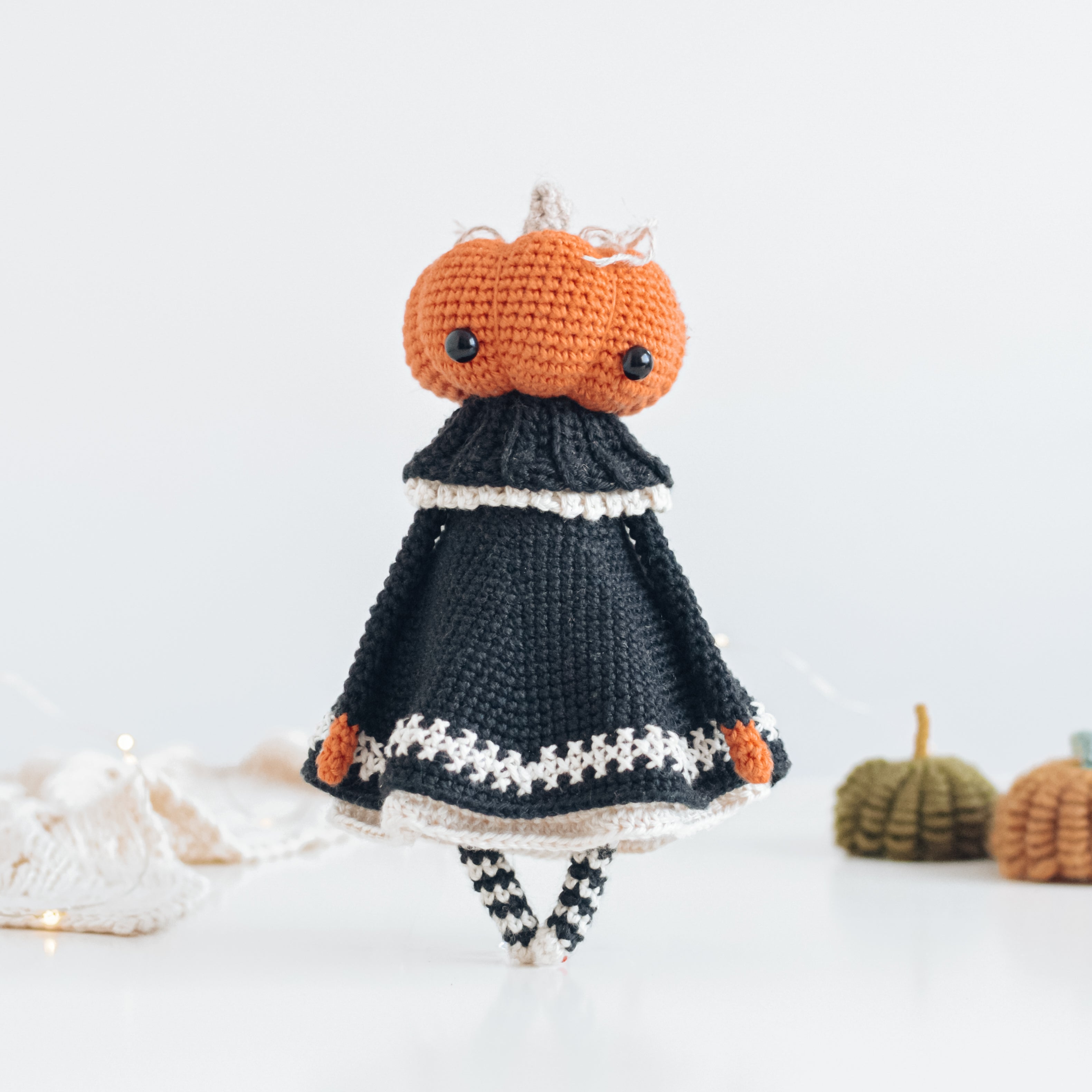Inés, la calabaza | Patrón de crochet